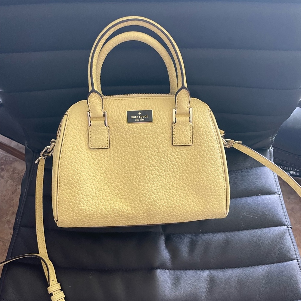 Yellow Kate Spade purse